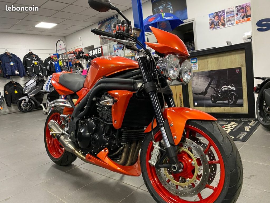 Triumph-Speed-Triple-1050-2008-Orange-Occasion-Avant-Droit